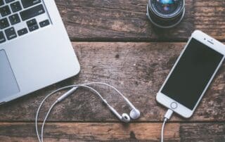 iPhone and Apple Laptop