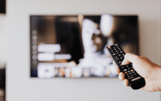 Television with a remote