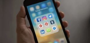 Smart phone with social media