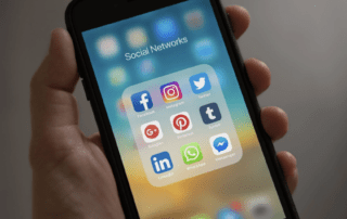 Smart phone with social media